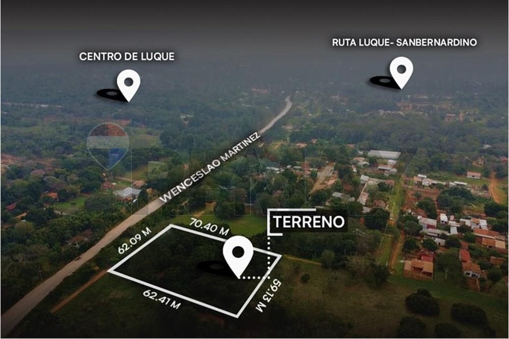 Terreno en Yukyry-Luque ideal para emprendimiento inmobiliario (VR)