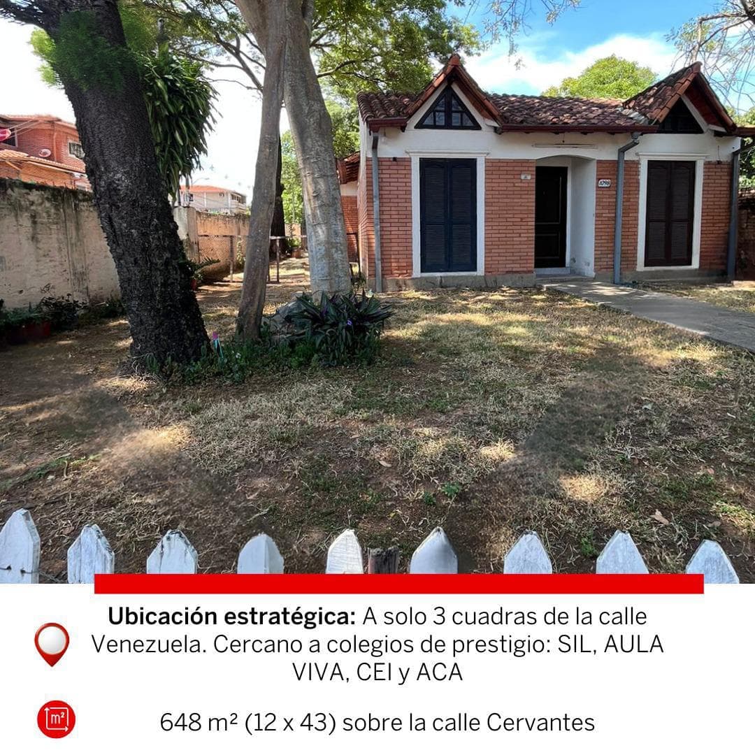 Vendo terreno de 648 m2 en esquina, cerca del colegio sil