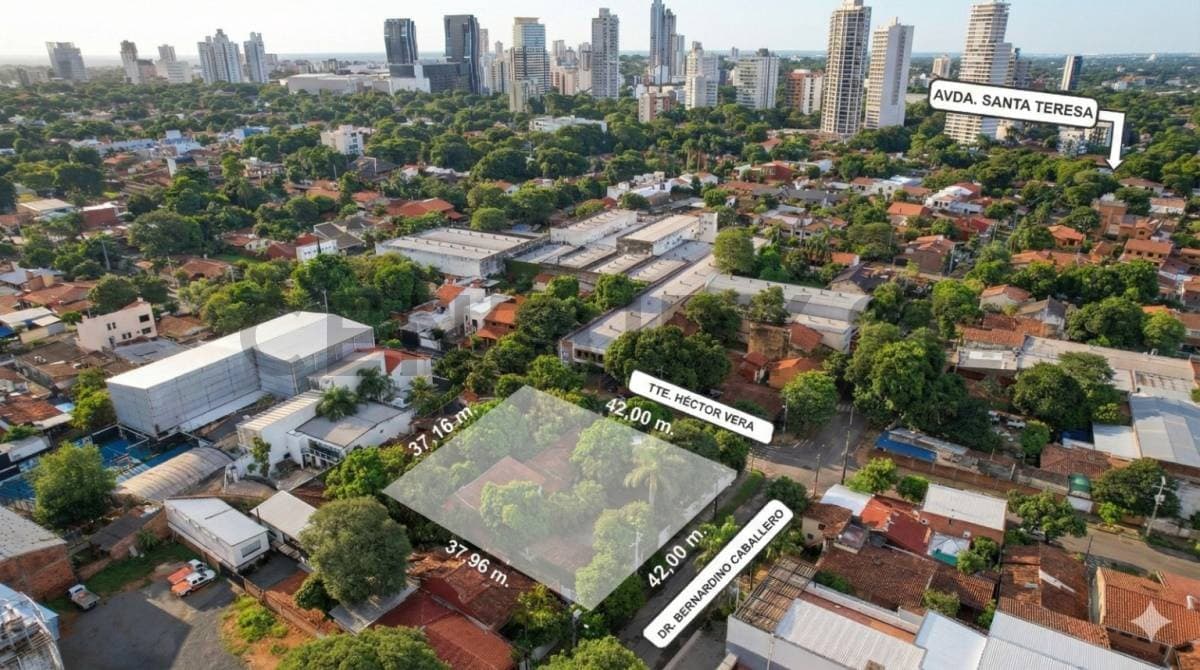 Terreno Estratégico de 1.580 m² en Esquina a Pasos del Eje Corporativo – Ycuá Satí, Asunción