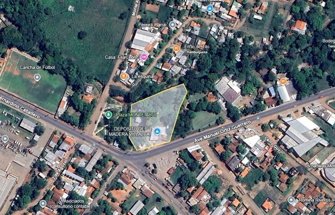 Vendo terreno de 4585 m2 en Ñemby