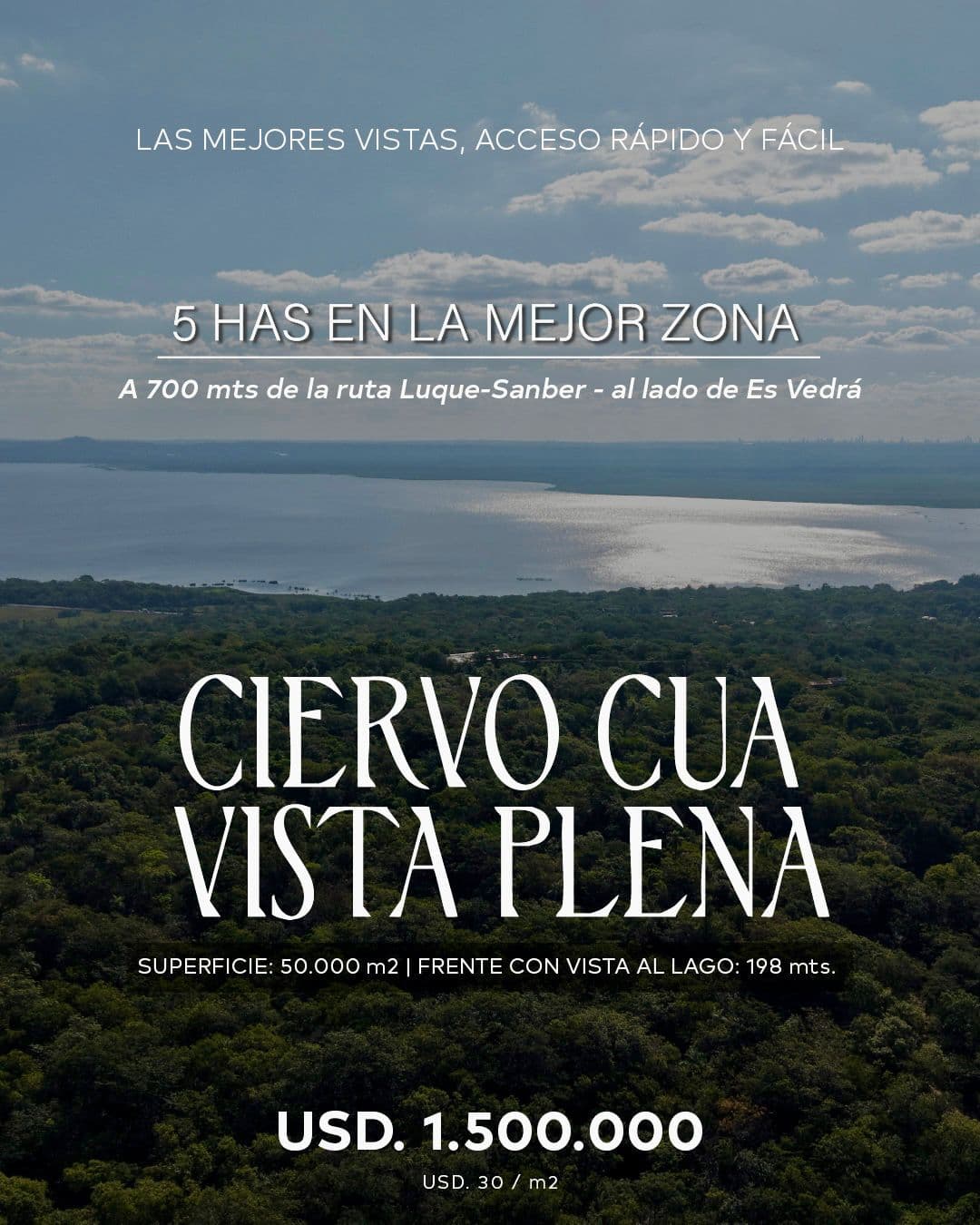 Vendo 5has de terreno en San Bernardino ciervo cua
