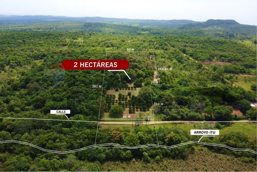 Vendo quinta de 2 hectareas en caacupe