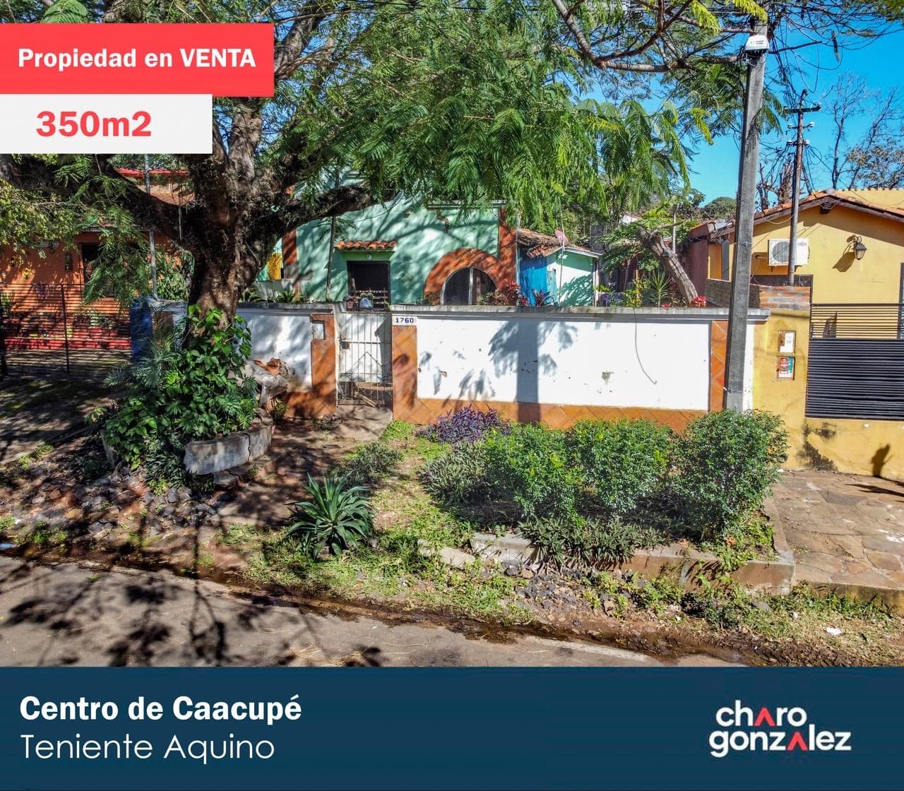 Terreno en venta en centro de caacupe