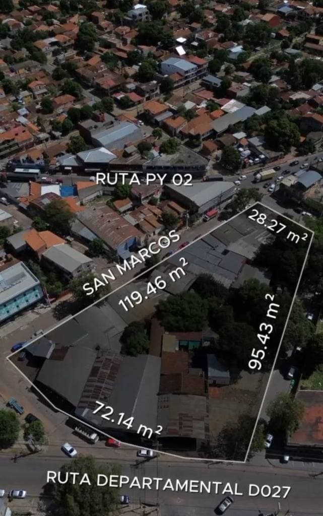 Vendo gran terreno en San Lorenzo s/ ruta 2