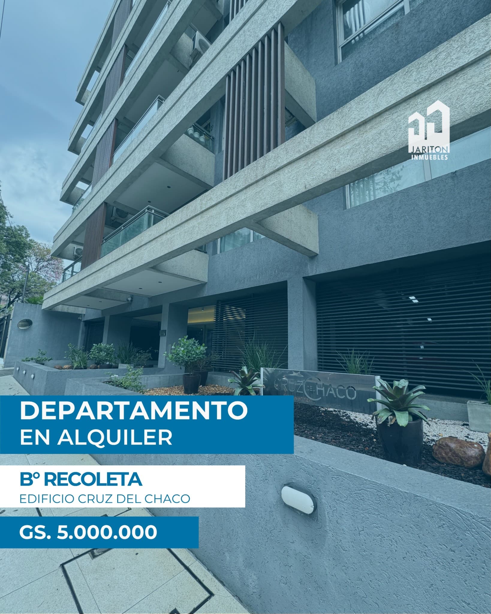✨ Departamento en alquiler en el Edificio Cruz del Chaco ✨