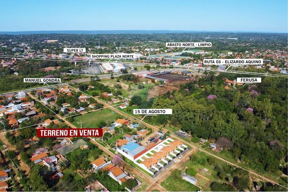 Vendo terreno en limpio, santa lucia z/céntrica