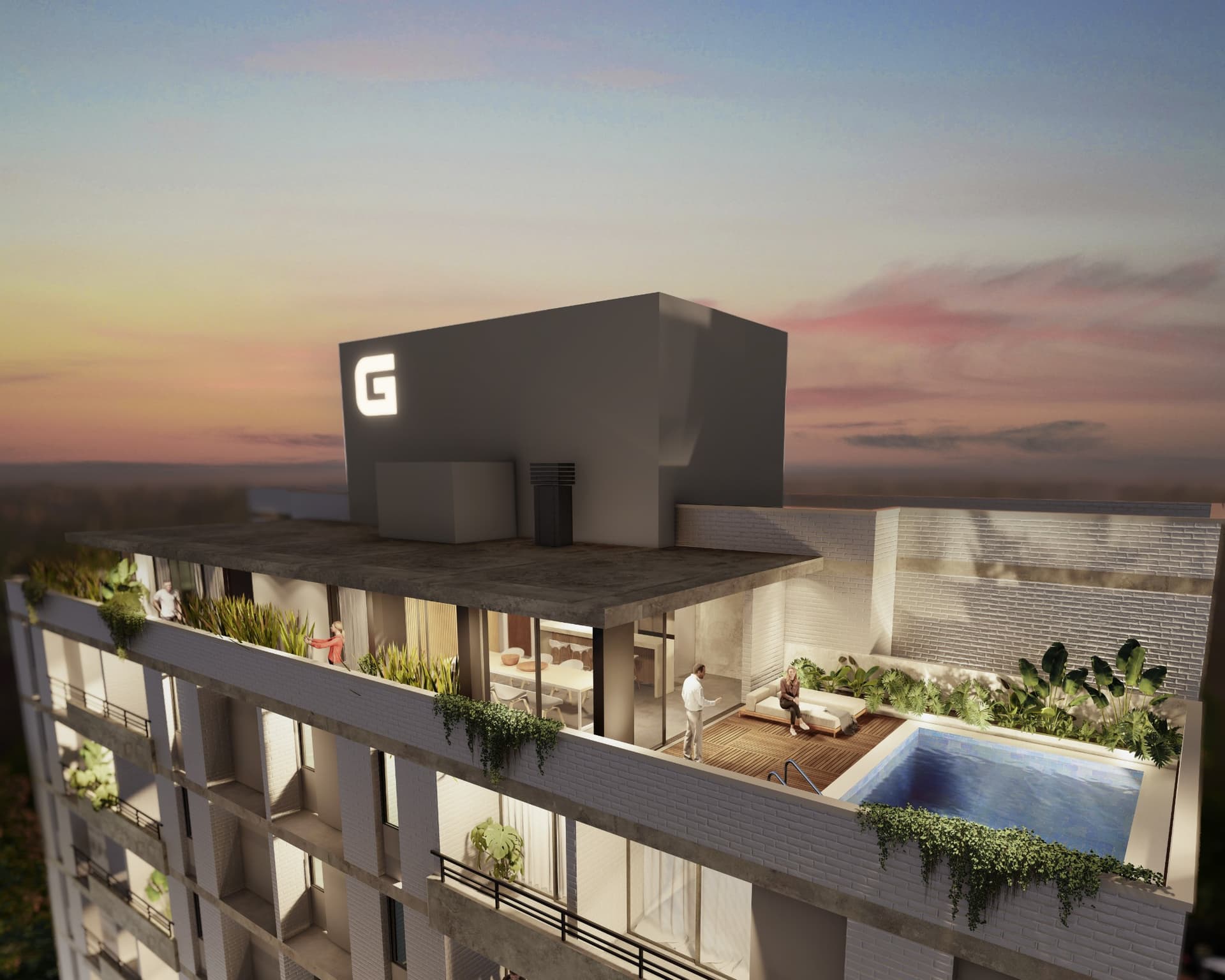En venta departamento de 2 habitaciones+cochera en cde