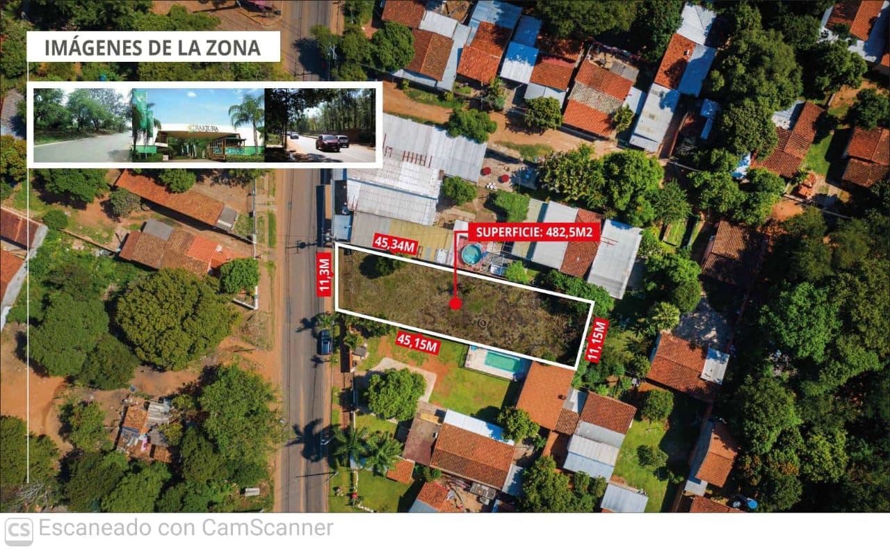 Vendo Amplio terreno en Av. America, Loma Merlo - Luque