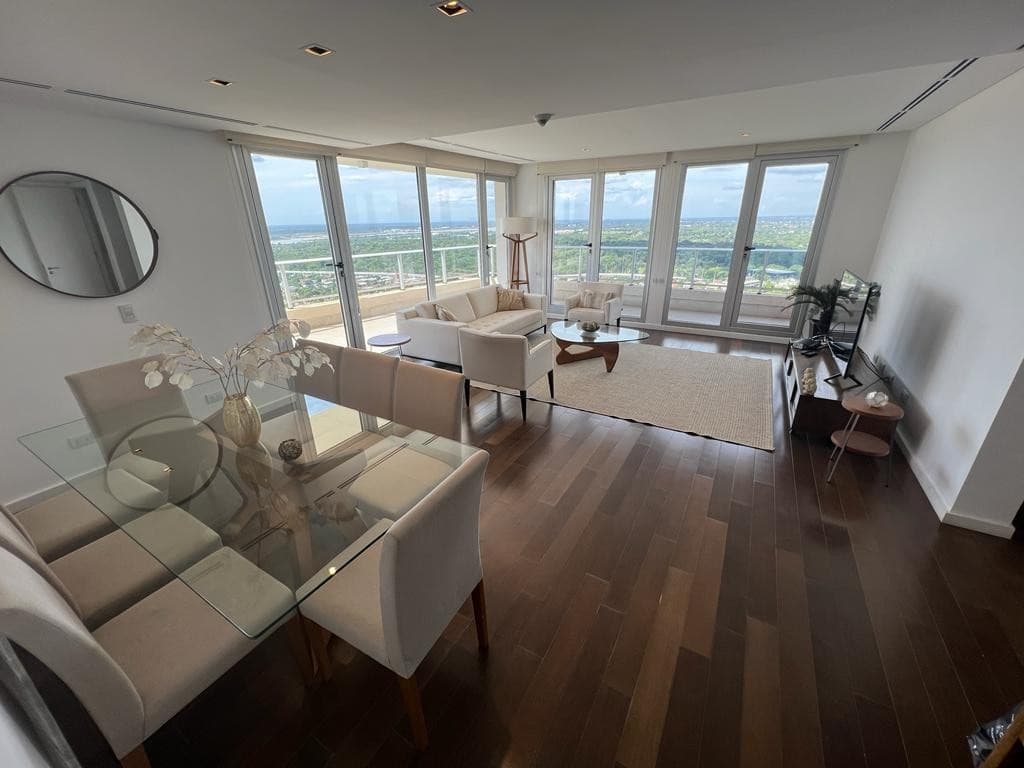 Alquiler exclusivo penthouse 3 dormitorios totalmente amoblado - palacio de los patos - 27 b1 t2
