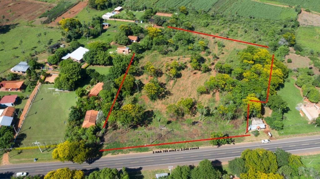 Vendo 27890mts² en villeta naranjaisy sobre ruta guarambare