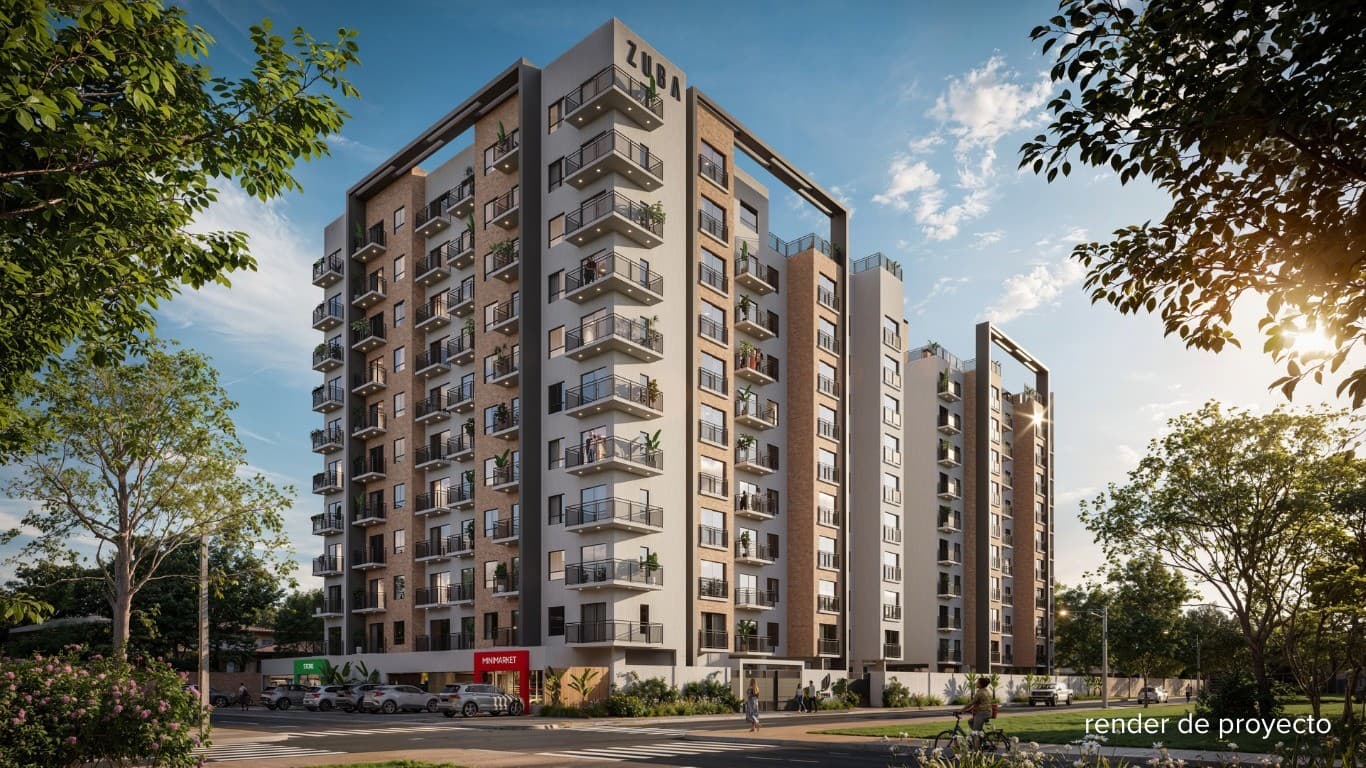 Departamento de 1 dormitorio en preventa - ZUBA 44-45