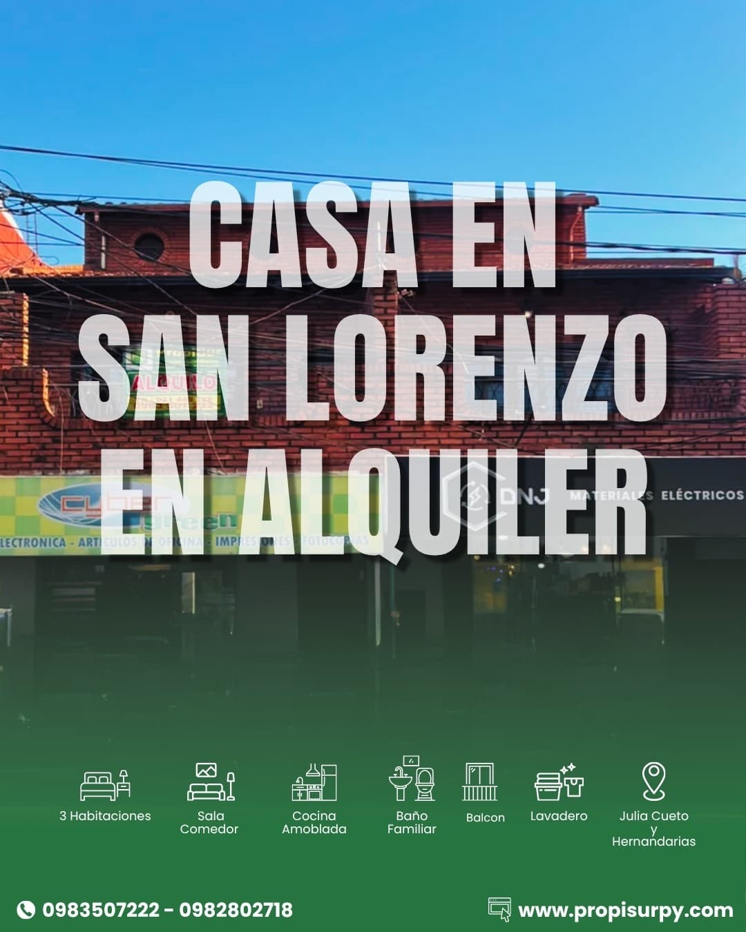 Casa en alquiler - San Lorenzo