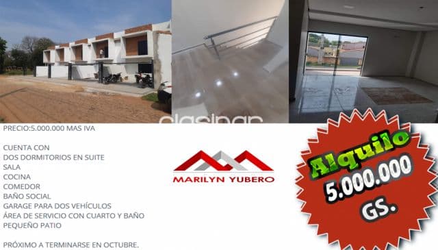 Duplex a estrenar en Luque zona aeropuerto cod: Cl 794