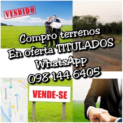 Compro terrenos titulados en REMATE