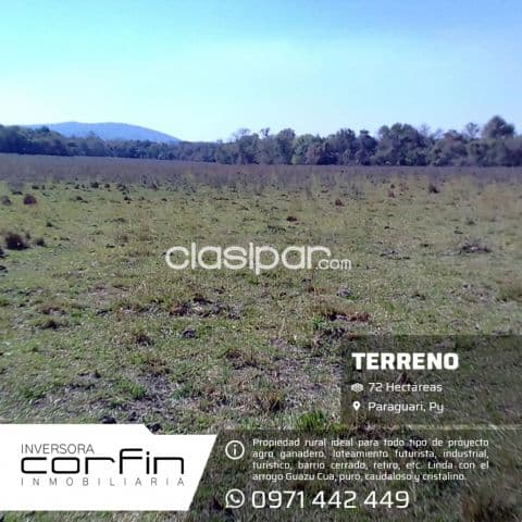 72 has. En distrito de paraguari- ex francia cue