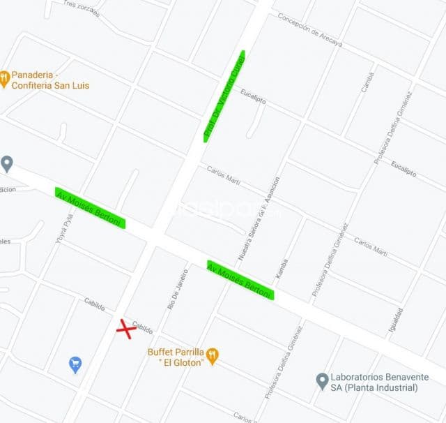 Terreno en esquina Capilla del Monte 1620m2! San Lorenzo sobre avenida