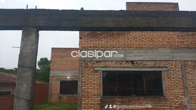 Lambare-zona canal 13 vendo amplia construcción a terminar a precio de los 2(dos)terrenos
