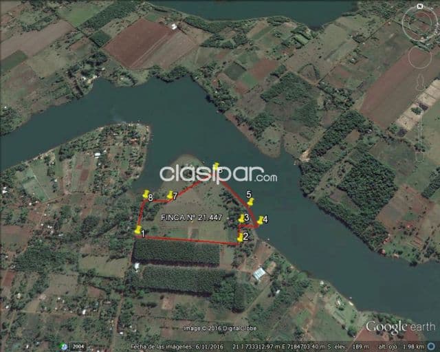 Ciudad del Este: 14,7 has, p/ desarrollos inmobiliarios, loteamientos, countries