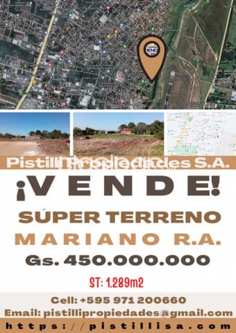 Terreno barrio san luís, la querencia, Mariano Roque Alonso