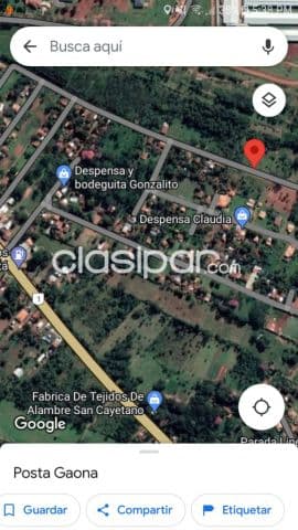 Terreno en ita zona club 6 de enero cod 1709
