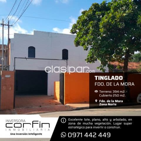 👉 vendo‼️hermoso tinglado en fdo. De la mora