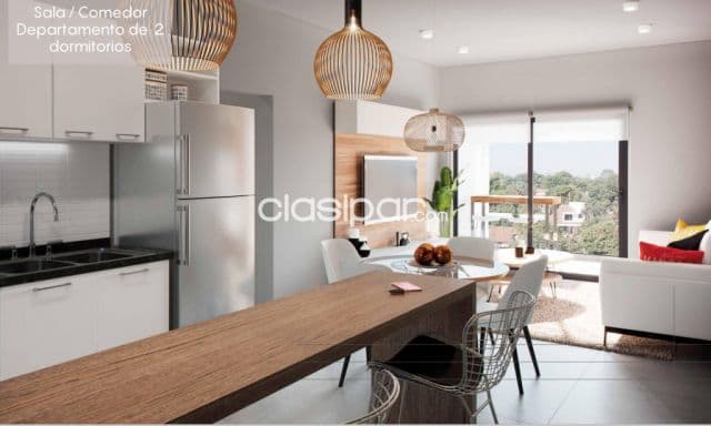 Departamento Monoambiente 43 m2 en Edificio Comarca Los Laureles