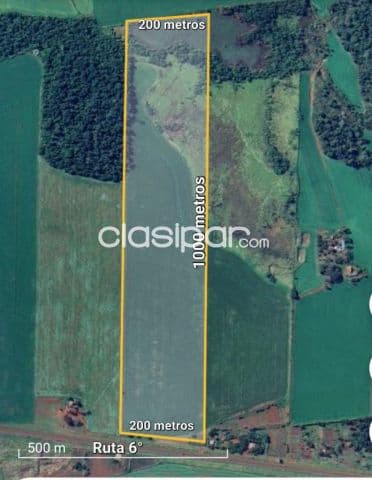 Alto parana km 30: 20 has, multiuso s/ ruta 6 – 30.000 usd/ ha