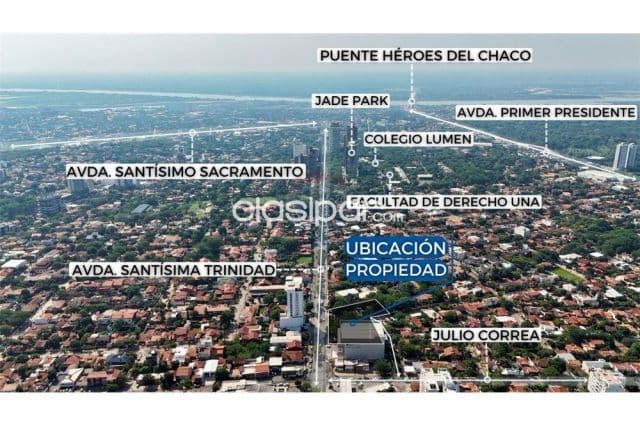 Terreno - Venta - Paraguay Asunción Mburucuyá VENDO IMPORTANTE TERRENO SOBRE SANTISIMA TRI