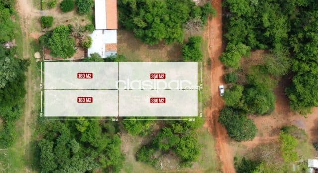 Luque ofertazo!! 4 terrenos juntos, 1.440m2, salida 2 calles, p/ importantes construccione
