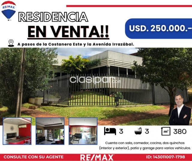 Casa ubicada a pasos de la Costanera Este y la Avenida Irrazábal