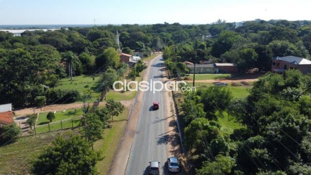 Amplio terreno en ypane thompson sobre ruta
