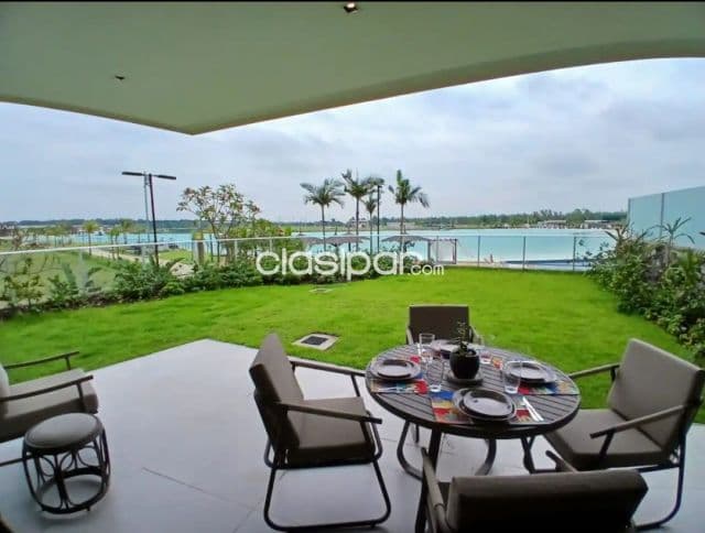 Departamento amoblado en Luque condominio aqua terra cod 4541