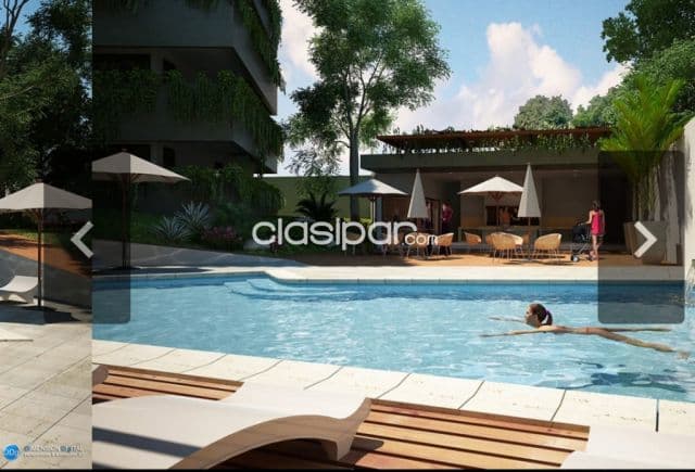Ed. Balkonia: Finísimo depto. Amoblado en pb, 3 dormit, piscina, amenities, 3 garajes, seg