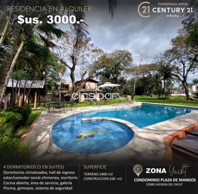 Importante residencia totalmente amoblada!