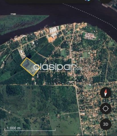 Limpio, piquete cue, a300 m de la ruta: 7.3 has, alto potencial, zona mixta industrial