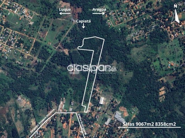 Capiata, Luque, aregua, prox. Ruta: 6 hectareas, expansión verde, loteamientos, quintas