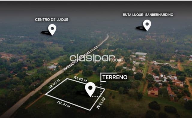 Terreno en Luque ideal para proyectos inmobiliarios