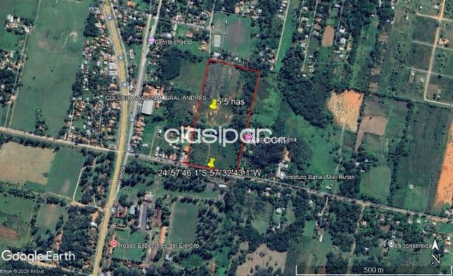 Benjamin aceval - cerrito - 55,000 m2 - se puede para lotear