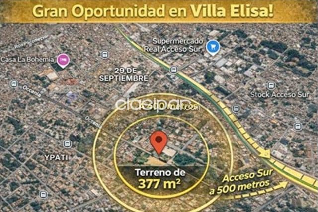 Terreno Villa Elisa