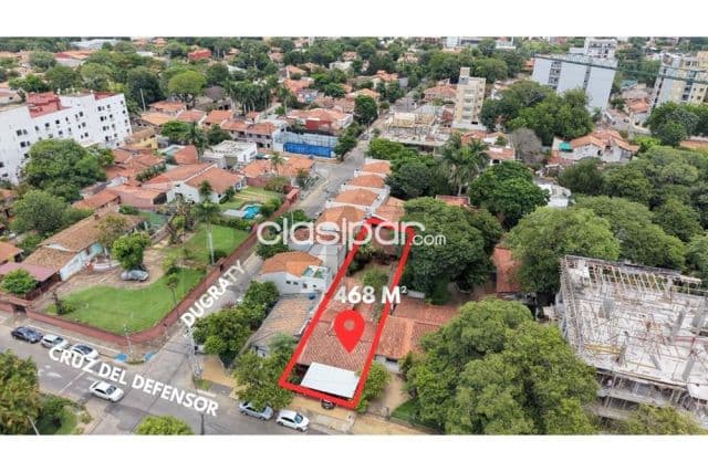 Terreno 468 m2 en Villa Morra s/ohiggins e/mcmahon y du graty