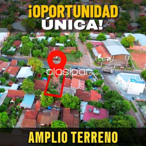 Terreno titulado 12x40m - 480m2 barcequillo San Lorenzo
