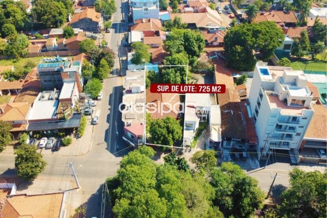 Terreno en ykua sati - avda denis roa de 725 m2