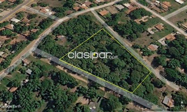 Terreno/propiedad de 4601 m2 en guarambaré a metros de acceso sur cod v0362
